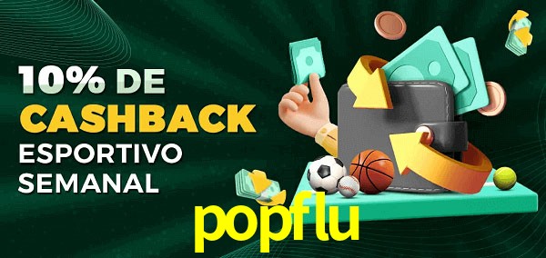 10% de bônus de cashback na popflu