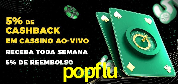 Promoções do cassino ao Vivo popflu